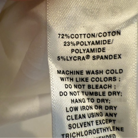 LAFAYETTE 148 Women’s White Button Down Shirt pintucked Panels Stretch Sz 14 - Picture 8 of 10